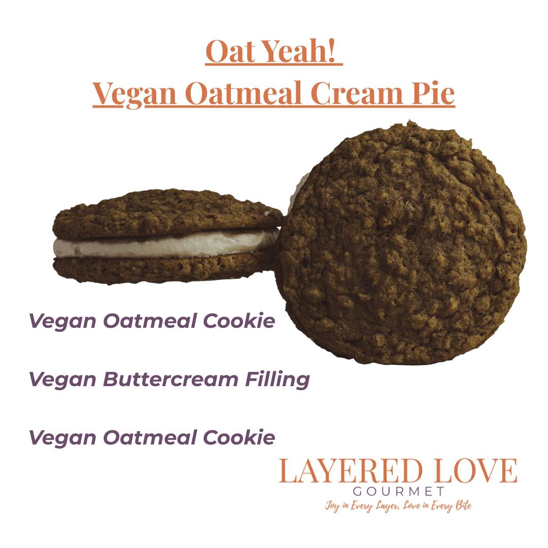 Oat Yeah! - Vegan Oatmeal Cream Pie